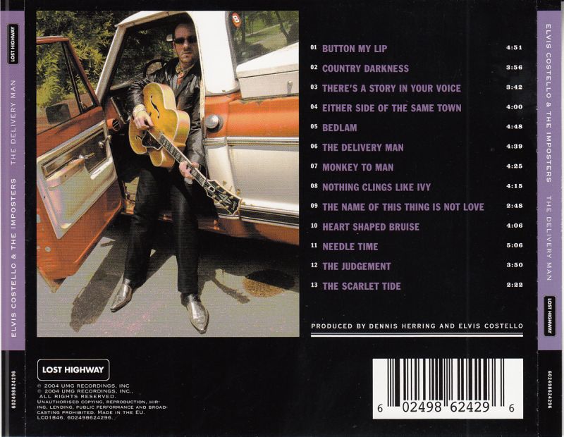 Elvis Costello & The Imposters  The Delivery Man : Back